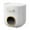 White, variant on potrochi Toilet Paper Holder, Cat Proof Toilet Paper Holder Dog Proof Toilet Paper Roll Holder, Multifunctional Tissue Box Cover Wall-Mounted Plastic Three-Layer Paper Holder Boxes