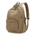 thumbnail image 3 of Mochila de lona vintage para mujer, mochila para exteriores lavada, mochila escolar sencilla y moderna de gran capacidad para estudiantes masculinos, 3 of 5
