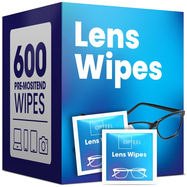 Toallitas para lentes OPTEEL Prehumedecidas para lentes de anteojos 600