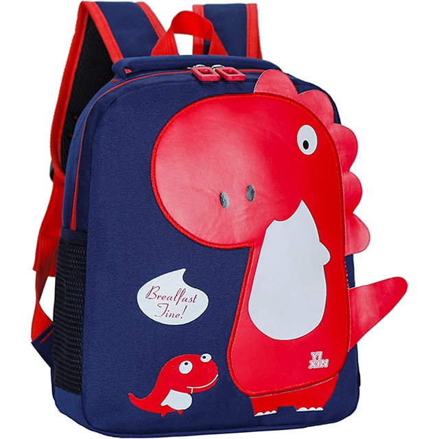 Mochila para niños, linda mochila escolar de dinosaurio para niños de 3 a 6 años, bolsa para niños pequeños que puede poner libros A4 JAMW Sencillez