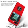 thumbnail image 5 of XCRS Hard Shell Swirl Ring Case for Samsung Galaxy Z Flip 6, 5 of 5