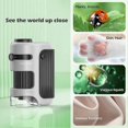thumbnail image 3 of 60-120X Microscope Outdoor Handheld Zoom Microscope Non Spherical Optical Lens Equipped with LED Lights and UV Lights A, 3 of 5