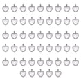 thumbnail image 1 of Sonducket 50 piezas de bandejas colgantes con bisel de corazón, accesorios de diamantes de imitación, espaciadores de dijes para fabricación de joyas Ropa, zapatos y accesorios Miscelánea Blanco K Sonducket AP009583-03, 1 of 6