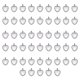 thumbnail image 1 of 50 piezas de bandejas colgantes con bisel de corazón, accesorio de diamantes de imitación, cadena ornamental a juego de mano para el hogar, Ropa, zapatos y accesorios Miscelánea Blanco K Jumpingount AP009583-03, 1 of 6