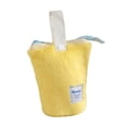 thumbnail image 4 of Estuche de peluche para lápices, organizador para dormitorio, estuche portátil para bolígrafos, papelería para adultos Amarillo, 4 of 9