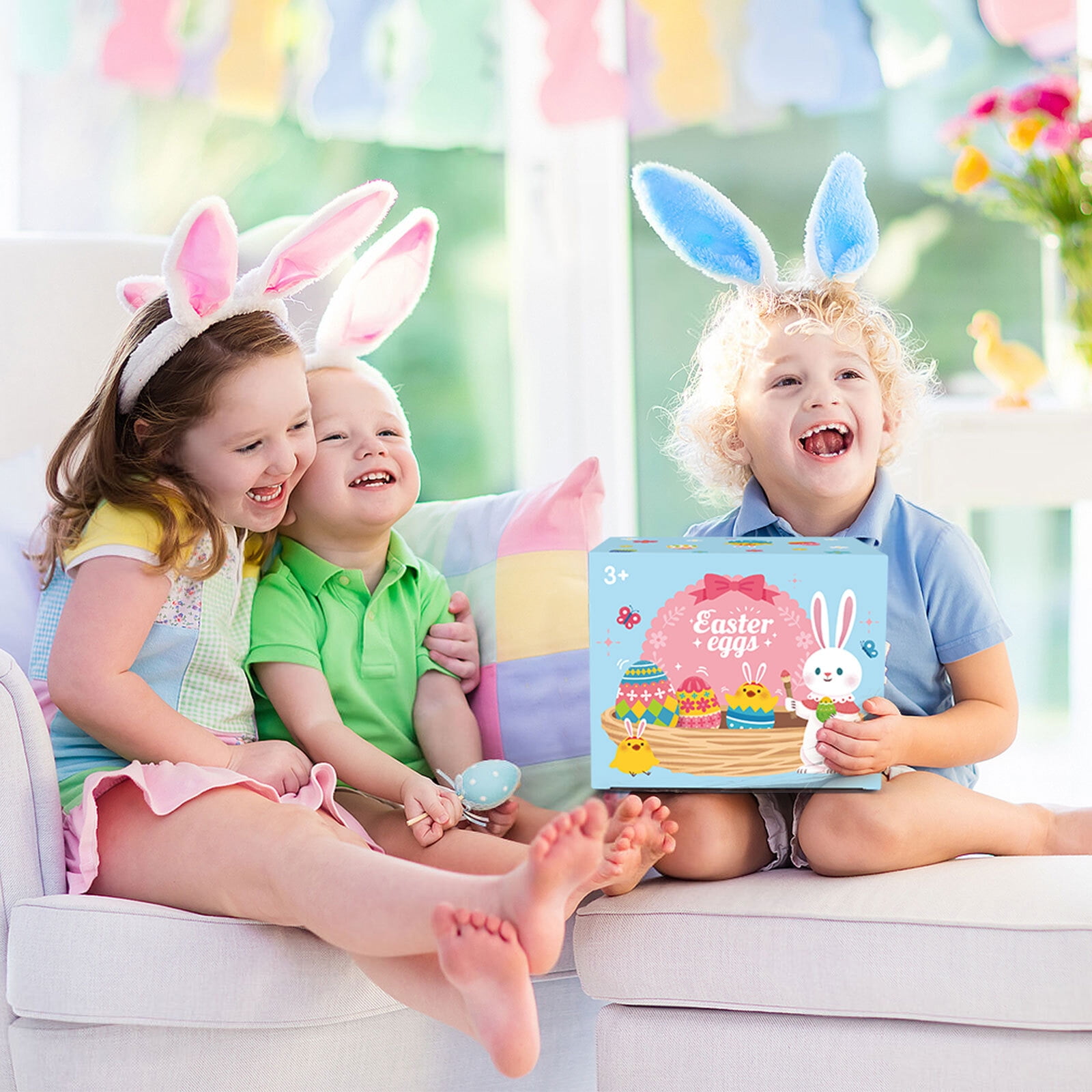 Sumsoltic 12 Pack Prefilled Easter Eggs with Toys, Easter Basket Stuffers and Egg Hunt Fillers for Kids Ages 3+, Easter Party Favors and Gifts
