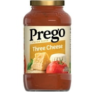 Prego Three Cheese Spaghetti Sauce, 24 oz Jar