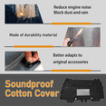 thumbnail image 3 of Front Hood Engine Sound Heat Insulation Pad,Soundproof Cotton Cover For Jeep For Wrangler 2007 2008 2009 2010 2011 2012 2013 2014 2015 2016 2017,Car Assecories Firewall Mat Pad Cover Noise Deadener, 3 of 4