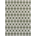 thumbnail image 2 of JONATHAN Y TUSCAN SUN 3 x 5 Area Rug, Darcy Traditional Geometric Bold Gingham - Green/Cream, TSN201E-3, 2 of 9