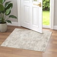 thumbnail image 6 of MICGEEK 2X3 Washable Area Rugs for Living Room, Modern Abstract Printed Rug, Vacuum-Friendly, Non Slip Indoor Rug for Bedroom Dining Room Home Decor Carpet, Beige, 6 of 8