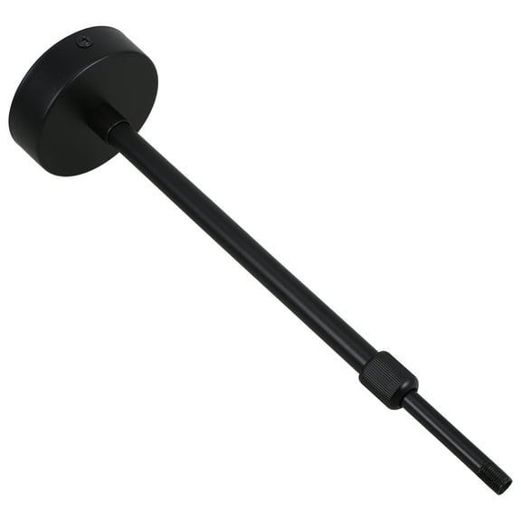 WORGEOUS Lighting Boom Wide Lantern Lamp Fittings Kit for Table Base Black