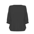 thumbnail image 4 of Women's Long Sleeve T-shirt 3/4 Sleeve Linen Shirts For Women 2025 Cotton Summer Retro Embroidered Boho Tops Casual Trendy Vacation Blouse,Black Women's Long sleeve T-shirt XL, 4 of 4