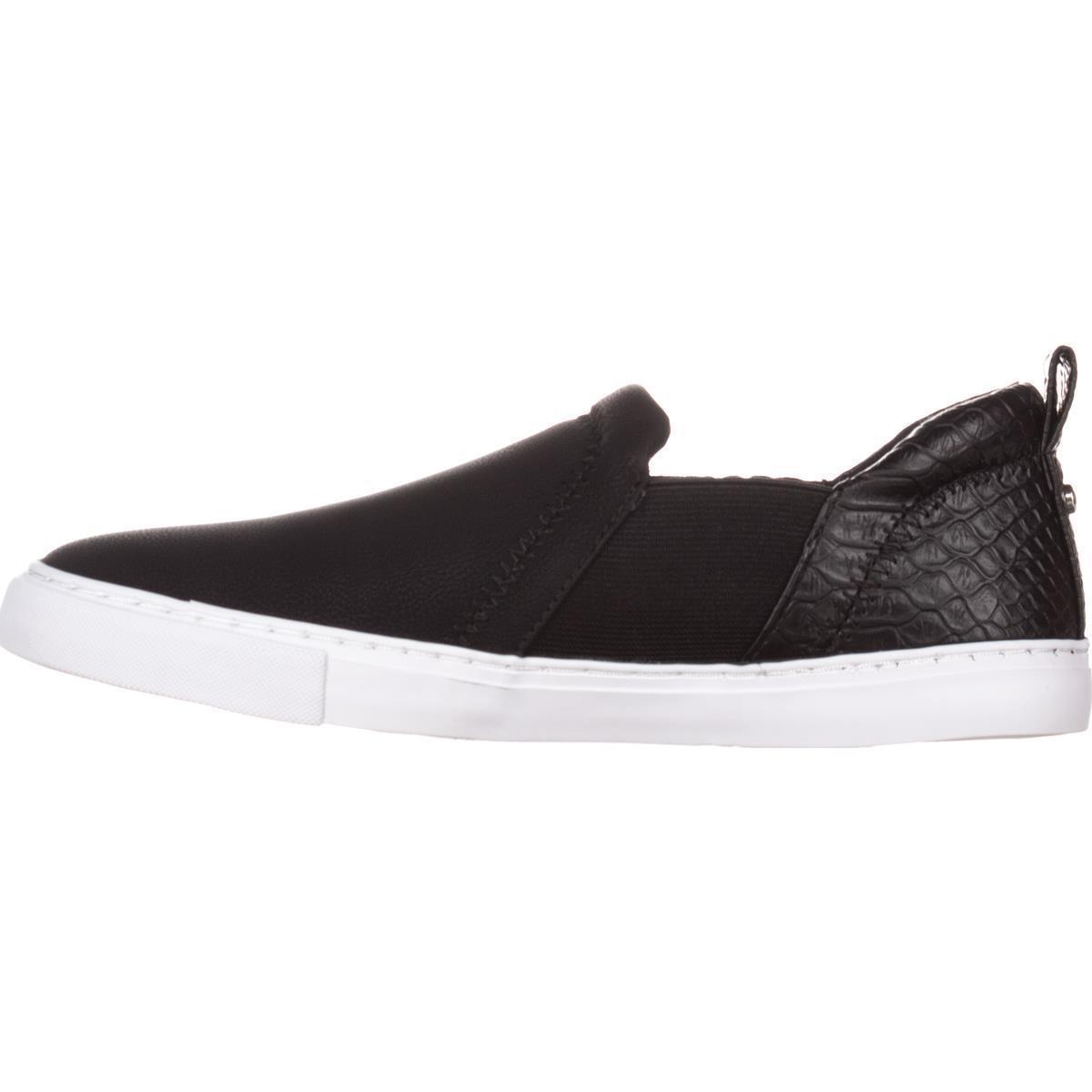 guess slip on sneakers black