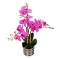 thumbnail image 2 of Vickerman FN180201 19,5 Po Pot de Métal Phalaenopsis Violet Pétales Tactiles Réels, 2 of 2