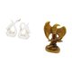 thumbnail image 5 of Elegante escultura de cisne y animal de cerámica, adorno de escritorio para estantería, armario, hogar, oficina, comedor, decoración de fiestas, regal, 5 of 8