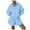 Blue, variant on Towmus 2 Piece Sweatsuit Outfits for Women Half Zip Long Sleeve Pullover Sweatshirt Drawstring Shorts Lounge Set with Pockets Ladies Clothes