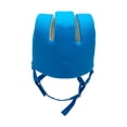 thumbnail image 2 of Protector de cabeza para bebé, casco seguro para bebé, protector para la cabeza para caminar infantil, casco ajustable para correr de algodón de azul, 2 of 8