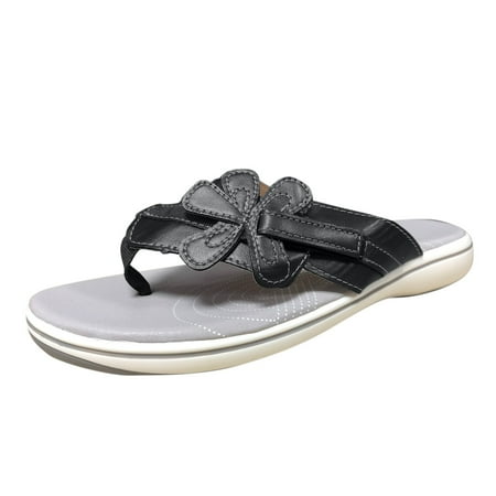 

Youmylove Fashion Comfortable Flower Spring Flat Casual Summer Sandals Women Flip Flops Slipper Leisure Comfort Cozy Daily Walking
