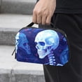 thumbnail image 2 of Skeleton USB Organizer Waterproof Oxford Cloth Hard Drive Case Small Travel Cable Box Organizer 5.9x9.44x3.14 in, 2 of 6