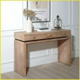 thumbnail image 5 of 47in Rustic Wood Coffee Table with 3 Drawers – Spacious Storage for Entryways & Living Rooms, Versatile Farmhouse/Modern Design, 5 of 15