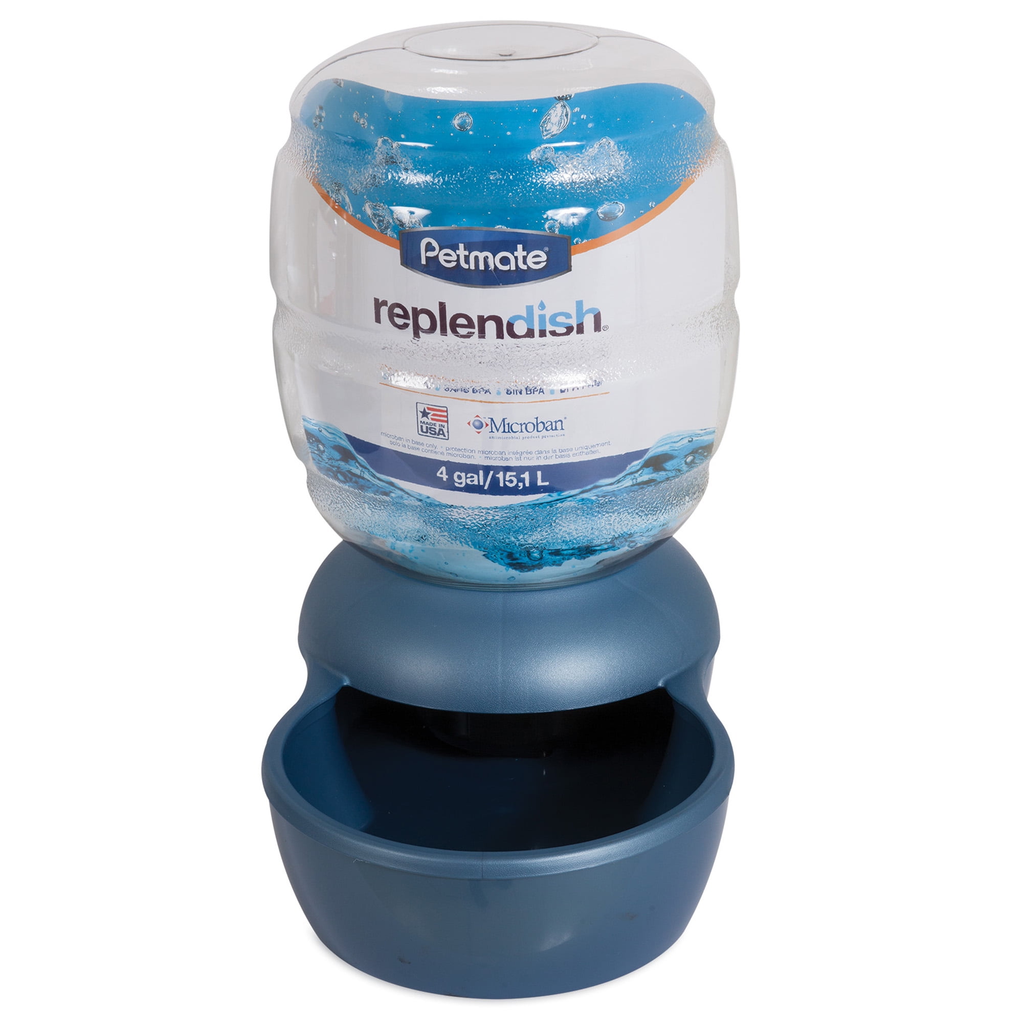 Petmate Replendish 2.5 Gallon Water Feeder With Microban  Pet Bowls & Food  Storage - Shop Your Navy Exchange - Official Site