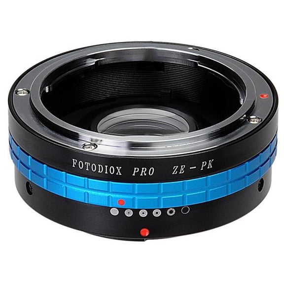 Fotodiox MZE-PK-Pro Pro Lens Mount Adapter - Mamiya 35 mm SLR Lens To Pentax K Mount SLR Camera Body with Built in Aperture Control Dial
