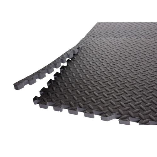 CAP Barbell Mold and Mildew Resistant Foam Puzzle Mat, 6-Piece, Gray, 74" x 50" x 3/4"
