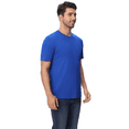 thumbnail image 3 of Crewneck Short Sleeve T-Shirt, Dry Fit Poly Shirt for Men, 100 Polyester Royal Tee, 3XL, 3 of 6