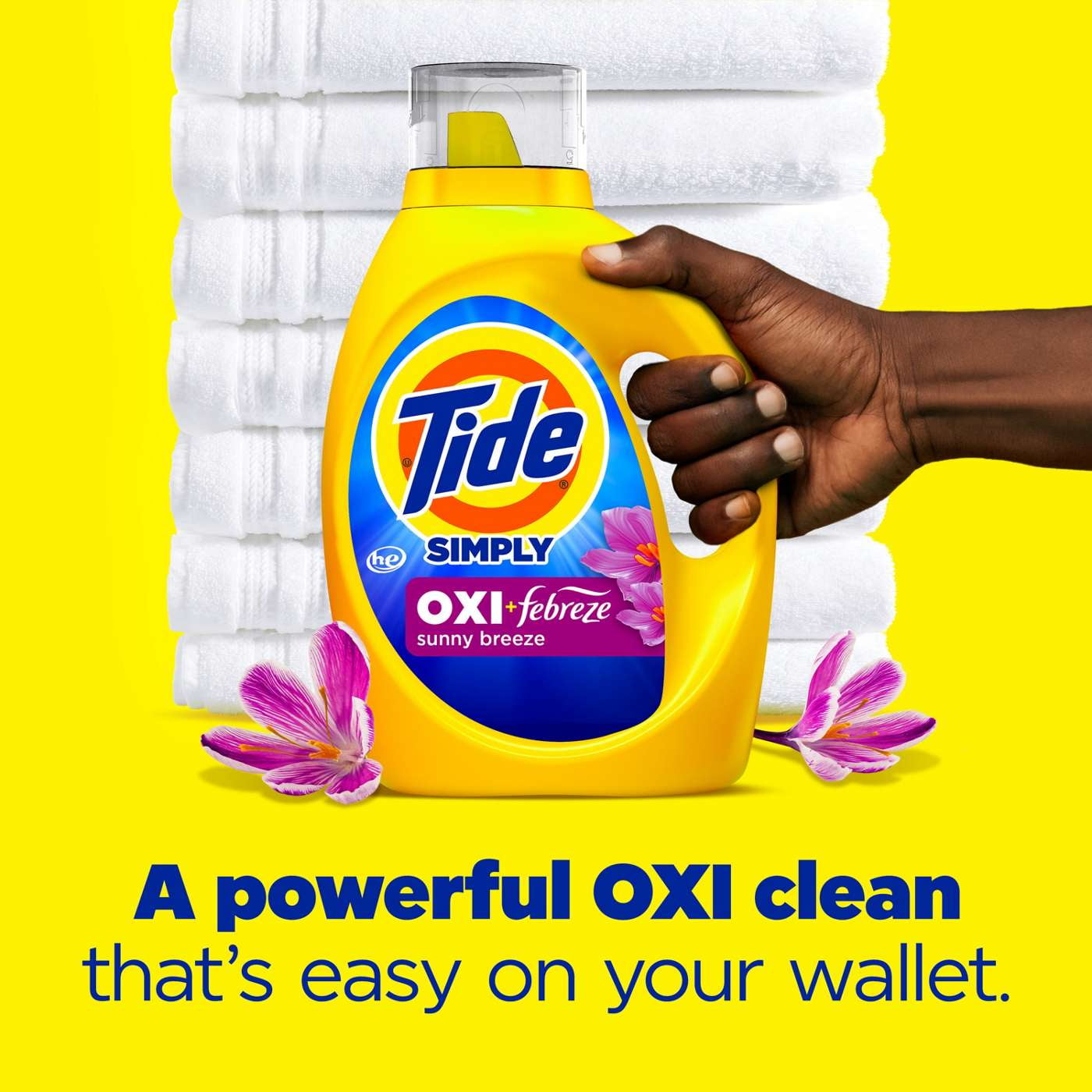 Tide Simply Oxi Boost Febreze Odor Defense HE Liquid Laundry