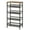 Rustic Brown+Black, variant on LENLN Slim Storage Rack, 5-Tier Narrow Storage Shelves with Wood Top, 8.7 Inches Deep, Metal Frame,Organization and Storage,for Kitchen, Dining Room, Living Room, Home Office, Rustic Brown and White