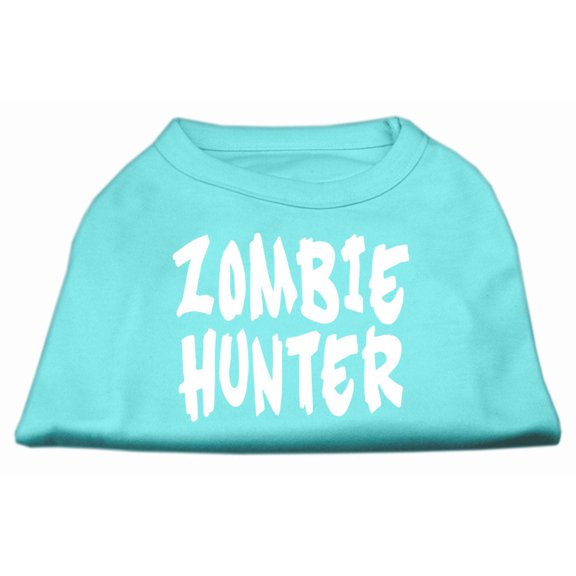 Pet Dog Cat Shirt Screen Printed, "Zombie Hunter"