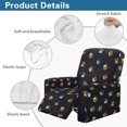thumbnail image 6 of Renewold Paw Colorful Lazy Boy Recliner Chair Cover Polyester Spandex Cat Dog Puppy Footprint Sofa Cover 4 Pieces Soft Single Seat Couch Slipcover with Pocket for Living Room, 6 of 8