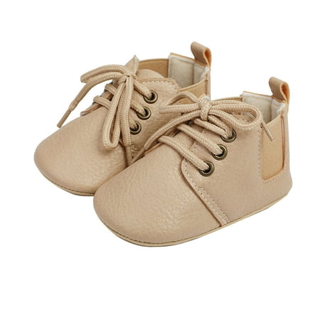 

nsendm Infant Dress Shoes Girls Infant Boys Girls Casual Single Shoes First Walkers Shoes Girls Shoes Youth Size 3 Shoes Khaki 6 Months