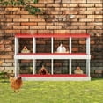 thumbnail image 1 of Chicken Nesting Box with Roll Out Egg Tray, Galvanized Steel Rustproof Laying Boxes for Hens, Chickens & Ducks, Ventilated & Easy-Clean Design, 1 of 8