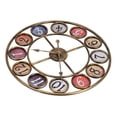 thumbnail image 2 of Clock European Retro Circular Digital Long‑Term Durable Living Room Decoration for Birthday Wedding Holiday Gift, 2 of 14