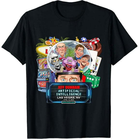 Jeff Dunham Las Vegas, Nv (2025) T-Shirt Unisex S-5XL Hot Trending Shirt, Vintage Birthday Gift