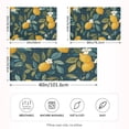 thumbnail image 2 of Yayeee Pillowcase Standard Size Set of 2 Satin Wrinkle Resistant Pillow Case, Blue Lemons, 2 of 7