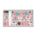 thumbnail image 2 of JIALIOU Nylon Trifold Card Wallet with ID Window Zipper Pocket for Men Women Teen Hand Drawn Cute Cat, 2 of 7
