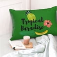 thumbnail image 6 of Kll Summer Pillow Covers Envelope Closure,Super Soft And Cozy Fuzzy Fleece Pillow Case Cover 14"X20", 6 of 9