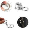 thumbnail image 2 of Circle Round Carabiner Camp SpRings Snap Clip Climbing X2F5, 2 of 9