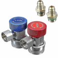 thumbnail image 1 of 2x R134a Quick Connector Adapter Coupler Auto A/c Manifold Gauge Low/high Hvac, 1 of 3