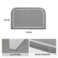 thumbnail image 4 of SIXHOME Door Mat Welcome Mat 24"x35" Non-Slip Front Door Mat Absorbent Low Profile Dirt Trapper Indoor Door Mat Ouside Entryway Rug Soft Machine Washable Floor Mat Gray, 4 of 7