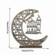 thumbnail image 1 of Wood Decoration EID Craft Moon For Home Desktop Tabletop Centerpiece Ornaments Middle East Festival, 1 of 5