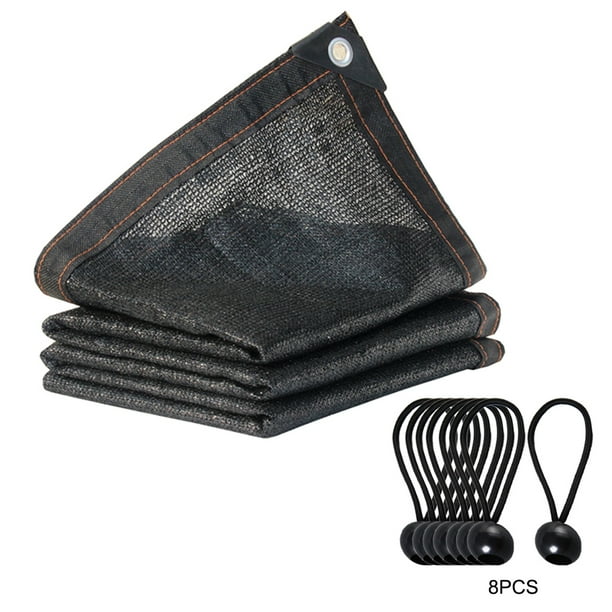 Sunblock Shade Cloth Net Black UV Resistant Garden Shade Mesh Tarp for