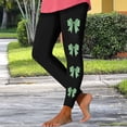 thumbnail image 7 of QATAINLAV St Patricks Day Leggings for Women Casual Shamrock Leggings Irish Outfits Soft Tummy Control Workout Yoga Pants Green S, 7 of 7