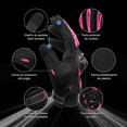 thumbnail image 3 of Guantes Bloosom  Proteccion Pantalla Táctil De Dedo Para Motocicleta Rosa Talla M, 3 of 4