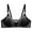 Black, variant on Womens Plus Size $5,Women Thin Plus Size Breathable Gathered Underwear Women Non-Steel Bra Daily Bra