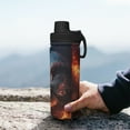 thumbnail image 7 of Yiaed Fire Sky Dragon Print Sports Insulated Kettle Bottle Reusable Stainless Steel Insulated Cup, Outdoor Portable Casual Stainless Steel Insulation Cup, 7 of 7