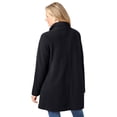 thumbnail image 2 of Woman Within Plus Size Fleece Swing Funnel-Neck Coat, 2 of 6