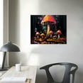 thumbnail image 3 of COMIO Mushroom Wall Art  Mushroom Pictures Wall Decor Graffiti Forest Canvas Prints Framed Artwork Paintings Home Office Decorations For Bathroom Kitchen Bedroom Living Room, 3 of 4